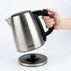 Aroma 1L Electric Water Kettle - Stainless Steel: Tea Kettle, Water Heater, Overheat Protection, 360° Rotating Base 21 Aroma 1L Electric Water Kettle - Stainless Steel: Tea Kettle, Water Heater, Overheat Protection, 360° Rotating Base -Kitchen Appliances GUEST 00197c45 caa1 4ed9 9ac6 6f42c66fe29d