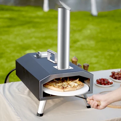 VEVOR Multi-fuel Outdoor Pizza Oven, 12 Inch Wood Fired & Gas Pizza Maker With Rotating Pizza Stone, Propane Pellet Dual Fuel Pizza Grill 1 VEVOR Multi-fuel Outdoor Pizza Oven, 12 Inch Wood Fired & Gas Pizza Maker With Rotating Pizza Stone, Propane Pellet Dual Fuel Pizza Grill
