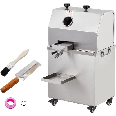 Commercial Sugar Cane Juicer Machine Electric Press Extractor 660LBS/H With Wheels 7 Commercial Sugar Cane Juicer Machine Electric Press Extractor 660LBS/H With Wheels - Image 7