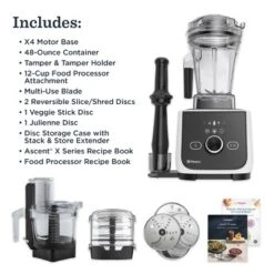Vitamix Ascent X4 Gourmet SmartPrep Kitchen System 15 Vitamix Ascent X4 Gourmet SmartPrep Kitchen System -Kitchen Appliances GUEST 018f303c 5ae8 435f 98a6 7c7956744bee