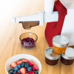 NESCO® 300-Watt Electric Food Strainer In Red -Kitchen Appliances GUEST 029cc915 7154 4f0e afb3 e19f58ebd5c8