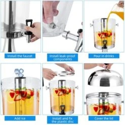 8L Beverage Dispenser, Hot & Cold Drink Dispensers For Home Parties Buffet Catering, Stainless Steel Water Juice Dispenser 10 8L Beverage Dispenser, Hot & Cold Drink Dispensers For Home Parties Buffet Catering, Stainless Steel Water Juice Dispenser -Kitchen Appliances GUEST 03a64f77 f0b4 4649 b812 cd815af8315d