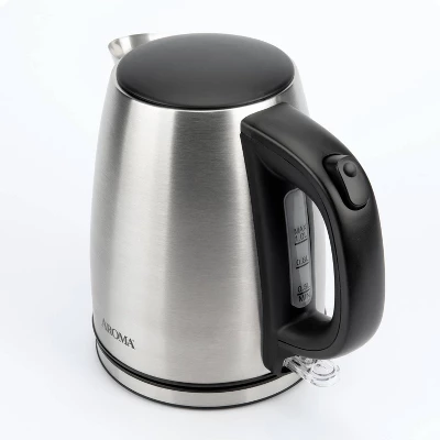 Aroma 1L Electric Water Kettle - Stainless Steel: Tea Kettle, Water Heater, Overheat Protection, 360° Rotating Base 1 Aroma 1L Electric Water Kettle - Stainless Steel: Tea Kettle, Water Heater, Overheat Protection, 360° Rotating Base