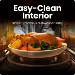 Chefman Countertop Microwave Oven - Stainless Steel -Kitchen Appliances GUEST 04ea55e2 e655 45f1 a1b9 280d1699b9c4