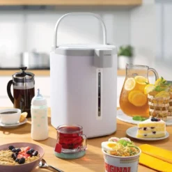 CUCKOO 5L Hot Water Dispenser And Warmer Stainless Steel Electric Kettle White: 1 Year Warranty, 850W, Dishwasher-Safe Parts -Kitchen Appliances GUEST 062b2b7c 097c 4421 a459 b729167f3922
