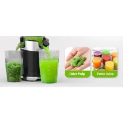 Aeitto Slow Juicer Machines, 4.9" Extra Large Feed Chute Cold Press Juicer For Whole Fruits And Vegetables & Easy Clean -Kitchen Appliances GUEST 06cd536f 0133 457a 9f0b d50dd927e387