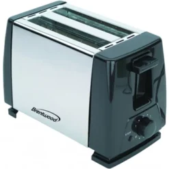 Brentwood 2-Slice Toaster In Stainless Steel And Black -Kitchen Appliances GUEST 072ab235 2c8f 4e5b b59a c40555d1fa8e