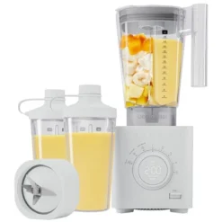 Chefman Obliterator 48oz Countertop Blender, Two 20oz Travel Jars And Tamper/Scraper -Kitchen Appliances GUEST 07961411 1b09 4627 8d61 0eb0a80c8027