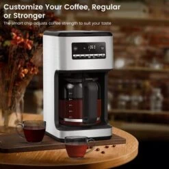 Kismile 14-Cup Drip Coffee Maker - 24-Hour Programmable Drip Coffee Machine, Bold Brew Mode, Auto Pause, Keep Warm Function -Kitchen Appliances GUEST 09d8e564 4e20 4745 83b2 2bb927570e7c