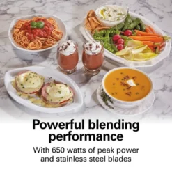 Hamilton Beach Multiblend System With 4 Shatterproof Jars Black And Stainless 52400: Smoothie & Milkshake Blender, 250W -Kitchen Appliances GUEST 0b513fd5 4bd2 4046 bed3 fe3838dcab7f