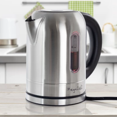 MegaChef 1.7Lt. Stainless Steel Electric Tea Kettle With 5 Preset Temps 5 MegaChef 1.7Lt. Stainless Steel Electric Tea Kettle With 5 Preset Temps - Image 5