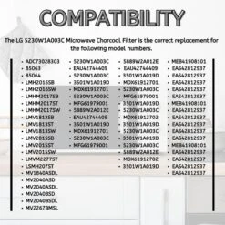 Nispira 5230W1A003C Charcoal Filter Replacement For GE Kenmore LG Microwave LMV1650ST LMV2031SB LMV2031ST LMHM2237BD, 2 Packs 9 Nispira 5230W1A003C Charcoal Filter Replacement For GE Kenmore LG Microwave LMV1650ST LMV2031SB LMV2031ST LMHM2237BD, 2 Packs -Kitchen Appliances GUEST 0cdec028 90d8 4562 9c49 db6259dedbeb