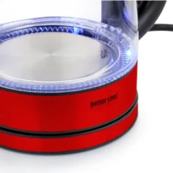 Better Chef 1.7 Liter 360 Degree Glass Cordless Electric Kettle In Red -Kitchen Appliances GUEST 0ced43b2 2be7 45a8 b55c 97013b29f773