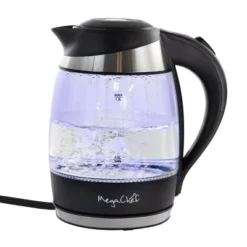 Mega Chef 1.8Lt. Glass And Stainless Steel Electric Tea Kettle: BPA-Free, Push-Button Lid, 360° Base, Overheat Protection -Kitchen Appliances GUEST 0d36c689 553e 4c47 99dc 45ca411d7e1d