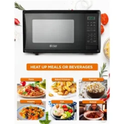 COMMERCIAL CHEF Countertop Microwave Oven 1.1 Cu. Ft. 1000W