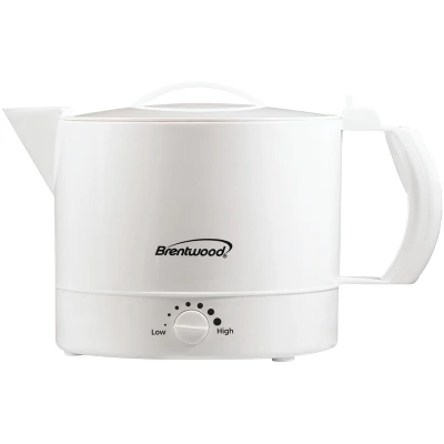 Brentwood 32-Ounce Electric Kettle Hot Pot In White 6 Brentwood 32-Ounce Electric Kettle Hot Pot In White - Image 6