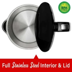 Brentwood 1,100-Watt 1.7-L Cordless Cool-Touch Digital Electric Kettle With Stainless Steel Interior, BTWKT2015DBK In Black 14 Brentwood 1,100-Watt 1.7-L Cordless Cool-Touch Digital Electric Kettle With Stainless Steel Interior, BTWKT2015DBK In Black -Kitchen Appliances GUEST 1104c853 e393 46d1 8d73 aabe85cee716