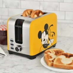 Disney Mickey And Pluto 2-Slice Toaster, Yellow 9 Disney Mickey And Pluto 2-Slice Toaster, Yellow -Kitchen Appliances GUEST 111470b0 19d9 4a6e b9a1 42587a56c8c7