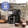 Hamilton Beach 12C Coffee Maker 46200: Drip Coffee Machine, 12 Cup Capacity, Electric, Dishwasher-Safe, Black
