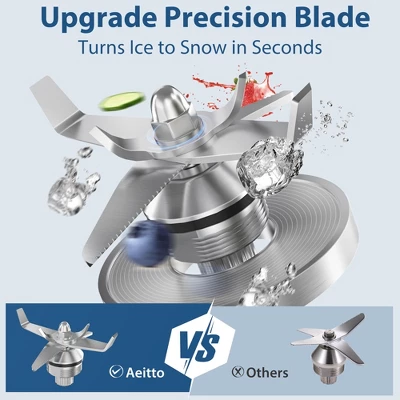 Aeitto Blender 1800W Powerhouse For Smoothies, Ice Crushing & More,Blenders For Kitchen With 68Oz Black 1 Aeitto Blender 1800W Powerhouse For Smoothies, Ice Crushing & More,Blenders For Kitchen With 68Oz Black