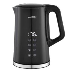 Brentwood 1,100-Watt 1.7-L Cordless Cool-Touch Digital Electric Kettle With Stainless Steel Interior, BTWKT2015DBK In Black 17 Brentwood 1,100-Watt 1.7-L Cordless Cool-Touch Digital Electric Kettle With Stainless Steel Interior, BTWKT2015DBK In Black -Kitchen Appliances GUEST 145227cf 9c68 4b49 a65c 401d2318168c