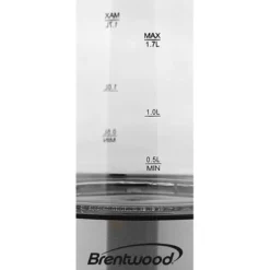 Brentwood 1.7L Tempered Glass Electric Tea Kettle In Black -Kitchen Appliances GUEST 14c2ea68 2f0a 453e 9d9d 34b2c78fb36d 1