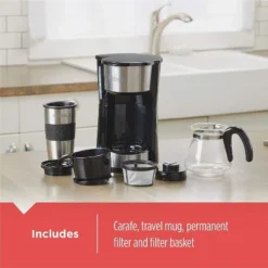 Black & Decker BLACK+DECKER CM0755S 4-in-1 5-Cup Coffee Station Coffeemaker, Stainless Steel -Kitchen Appliances GUEST 1659a8ae bd24 4ada abda 5240d1187f69