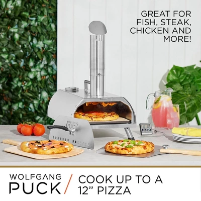 Wolfgang Puck Outdoor Pizza Oven, Durable Stainless Steel, Portable Pizza Oven, Compact Storage, Pellet Pizza Oven 3 Wolfgang Puck Outdoor Pizza Oven, Durable Stainless Steel, Portable Pizza Oven, Compact Storage, Pellet Pizza Oven - Image 3