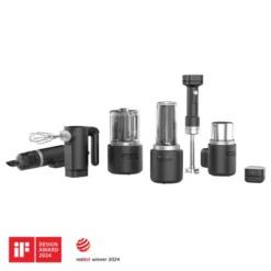 KitchenAid 3.5 Cups Go Cordless Top Down Food Chopper Matte Black Battery Included: 1 Speed, Stainless Steel Blade, 3.5 Cup Capacity -Kitchen Appliances GUEST 17583c65 f2c2 4ed2 a546 61fb45da8c3a