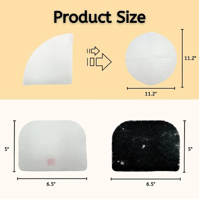 Nispira FK8 5525101500 D895 Replacement Filters For DeLonghi Deep Fryer, 6 Sets 2 Nispira FK8 5525101500 D895 Replacement Filters For DeLonghi Deep Fryer, 6 Sets - Image 2