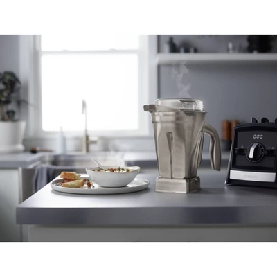 Vitamix Stainless Steel 48oz Container: BPA-Free Dishwasher-Safe Blender Accessory, Silver, 2-Piece Set 1 Vitamix Stainless Steel 48oz Container: BPA-Free Dishwasher-Safe Blender Accessory, Silver, 2-Piece Set