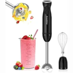 Bonsenkitchen Immersion 3-In-1 Handheld 12-Speed Stick Blender With Turbo Mode, Egg Whisk And 24oz Beaker For Soups, Smoothies, Sauce -Kitchen Appliances GUEST 1a946c2d 8fe4 4e6f b2f3 f3ede8e13f7f