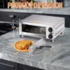 Winado 18.7 In. 1100W Electric Countertop Single Deck Pizza Oven Outdoor Pizza Oven