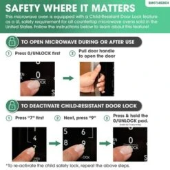 Sharp SMC1452CH 1.4 Cu. Ft. Black Stainless Countertop Microwave 12 Sharp SMC1452CH 1.4 Cu. Ft. Black Stainless Countertop Microwave -Kitchen Appliances GUEST 1e5a96b4 90a5 4d92 bc6d d3fd233c6227