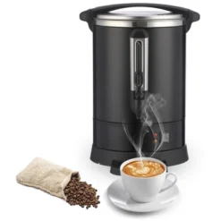 GustoWave Commercial Coffee Urn | Quick Brewing Food-Grade Stainless Steel Coffee Maker | Ideal For Churches, Meeting Rooms, Lounges -Kitchen Appliances GUEST 2008c10b 38cc 44ad 806e 7ef99beb845c