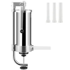 VEVOR Sausage Stuffer, 5LBS/3L Capacity, 304 Stainless Steel Vertical Sausage Stuffer, Sausage Filling Machine With 3 Stuffing Tubes, Silver 15 VEVOR Sausage Stuffer, 5LBS/3L Capacity, 304 Stainless Steel Vertical Sausage Stuffer, Sausage Filling Machine With 3 Stuffing Tubes, Silver -Kitchen Appliances GUEST 210a5382 eab6 46cf 8da0 96cc15d6d4ca