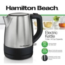 Hamilton Beach 1.2L Stainless Steel Kettle