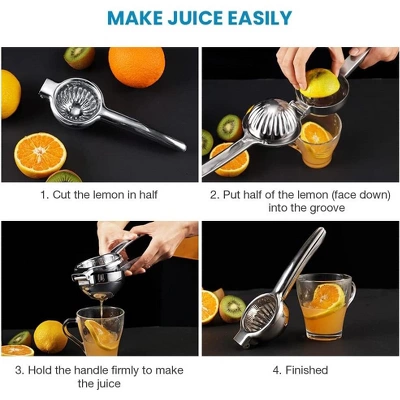 MOVSSOU Lemon Squeezer Manual Citrus Juicer Hand Press Juicer Handheld Lemon Juicer Squeezer Manual Black 6 MOVSSOU Lemon Squeezer Manual Citrus Juicer Hand Press Juicer Handheld Lemon Juicer Squeezer Manual Black - Image 6