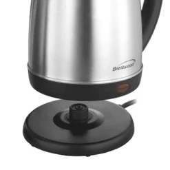 Brentwood 1.7 Liter 1000W Stainless Steel Electric Cordless Tea Kettle -Kitchen Appliances GUEST 214429cb 60e6 47cd b13c addb24288ea6