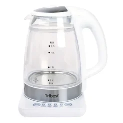 Tribest Raw Tea Kettle Glass Electric Brewing System β White