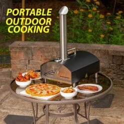 Deco Chef Portable Outdoor Pizza Oven With 2-in-1 Pellet Pizza & Grill Oven Stainless Steel 14 Deco Chef Portable Outdoor Pizza Oven With 2-in-1 Pellet Pizza & Grill Oven Stainless Steel -Kitchen Appliances GUEST 2347eb85 5883 4943 a435 b17ab17c57a7