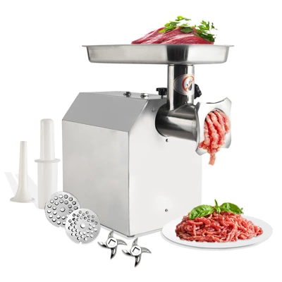 Commercial Heavy Duty Meat Grinder, Electric Meat Grinder With 1 Sausage Tubes, 2 Blades, 2 Plates, Meat Grinder Max Yield For Home Kitchen Use 7 Commercial Heavy Duty Meat Grinder, Electric Meat Grinder With 1 Sausage Tubes, 2 Blades, 2 Plates, Meat Grinder Max Yield For Home Kitchen Use - Image 7