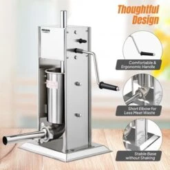 ROVSUN 15LBS/7L Manual Sausage Stuffer With Two Speed & 5 Stuffing Tubes For Commercial And Home -Kitchen Appliances GUEST 256d070f 31b9 4a6f af37 55563a94e15f