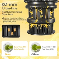 Costway Cold Press Juicer Machine Professional Slow Masticating Juicer With Reverse Button -Kitchen Appliances GUEST 25881a9a 76b8 401b 9649 0b48140e5af8