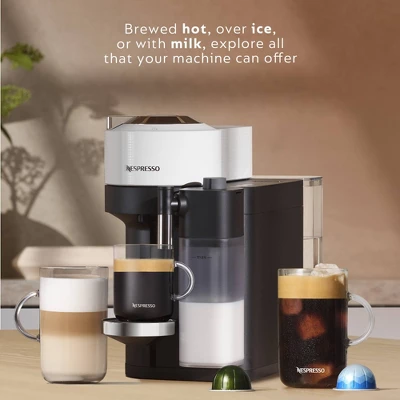 Nespresso Vertuo Lattissima Espresso Maker By DeLonghi White - ENV300W: Single Serve, Automatic Shut-Off, Electric Frother 7 Nespresso Vertuo Lattissima Espresso Maker By DeLonghi White - ENV300W: Single Serve, Automatic Shut-Off, Electric Frother - Image 7
