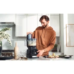Vitamix Ascent Series 12-Cup Food Processor Attachment Black: BPA-Free, Dishwasher-Safe, Blender Accessory -Kitchen Appliances GUEST 25fc8d9a 9899 4ea0 a5f1 cb366a42db7e