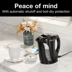 Proctor Silex 1 Liter Kettle Black K2071G: Electric Water & Tea Kettle, 1000W, Plastic Handle & Lid, Hand Wash, 1-Year Warranty 10 Proctor Silex 1 Liter Kettle Black K2071G: Electric Water & Tea Kettle, 1000W, Plastic Handle & Lid, Hand Wash, 1-Year Warranty -Kitchen Appliances GUEST 26810e2e 144e 4586 80c2 a5efd819acdd
