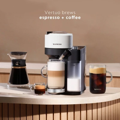 Nespresso Vertuo Lattissima Espresso Maker By DeLonghi White - ENV300W: Single Serve, Automatic Shut-Off, Electric Frother 3 Nespresso Vertuo Lattissima Espresso Maker By DeLonghi White - ENV300W: Single Serve, Automatic Shut-Off, Electric Frother - Image 3