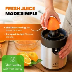 Eurolux Electric Compact Automatic Orange Juicer And Citrus Squeezer -Kitchen Appliances GUEST 26b7eedd 1c1c 4021 9c2d d4cde039fe7a