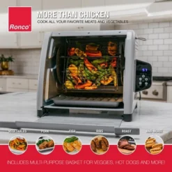 Ronco 6000 Platinum Series Rotisserie Oven With Rotisserie Spit 8 Ronco 6000 Platinum Series Rotisserie Oven With Rotisserie Spit -Kitchen Appliances GUEST 270d415c b564 4d4a 87b5 052773d5142a